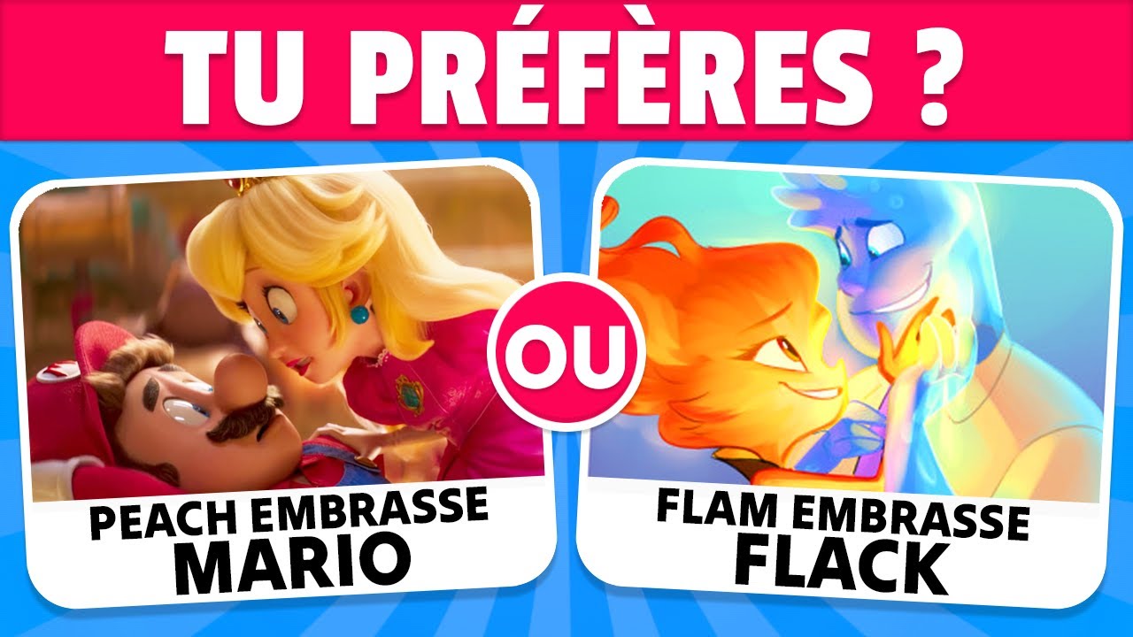 Tu préfères ? Super Mario Vs Élémentaire 🍄🔥