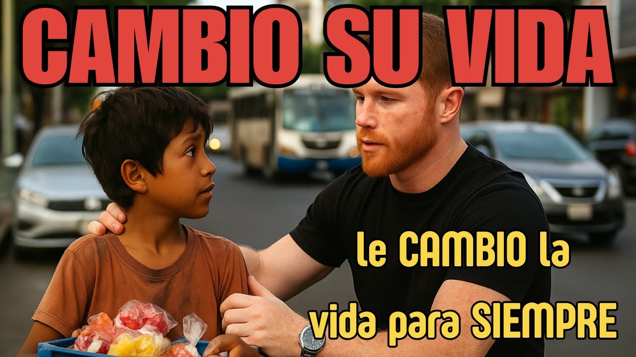 Canelo se topa con un niño en la calle… y lo que hizo cambió su vida para siempre