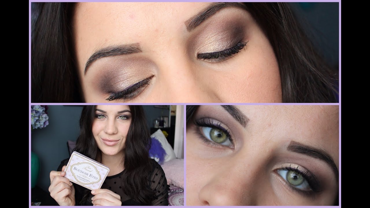 Too Faced Boudoir Eyes Palette Tutorial!
