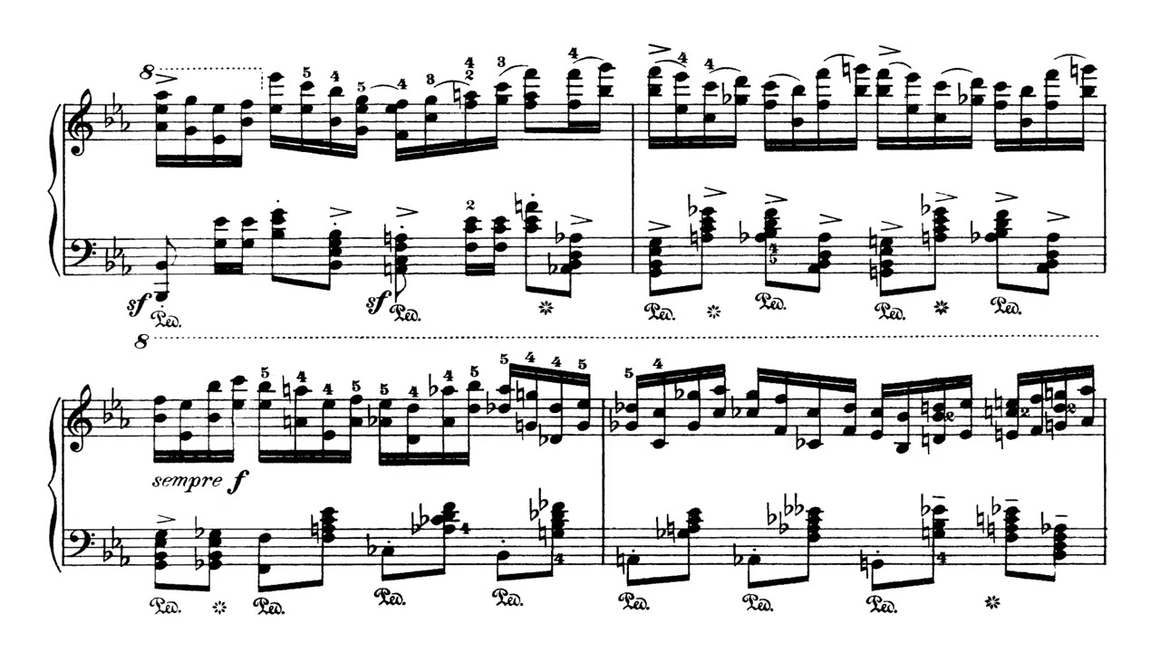 Paul de Schlözer - Étude de Concert in E-Flat Major, Op. 1 No. 1 (Audio+Sheet) [Biegel]