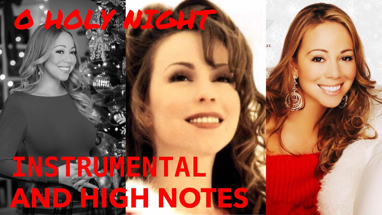 Mariah Carey - O Holy Night Instrumental With Hook & Whistle