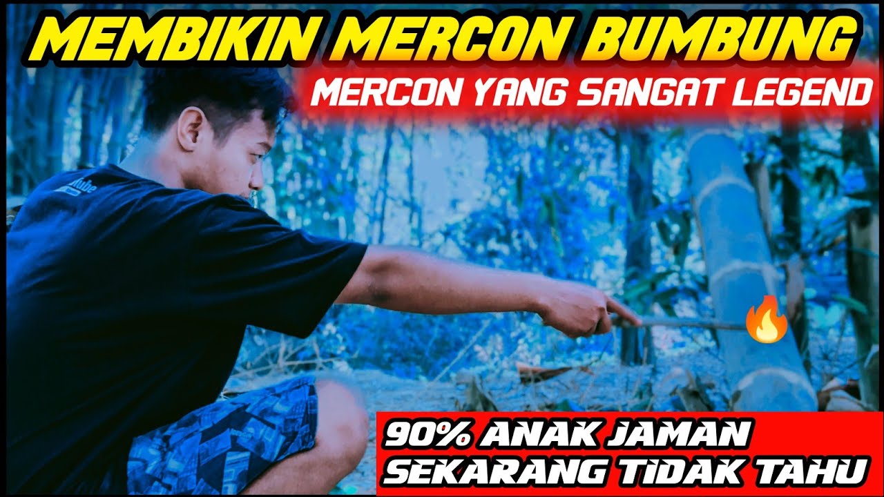 CARA MEMBUAT MERCON KARBIT DARI BAMBU || SUARANYA SANGAT MENGGELEGARRRRR!!!