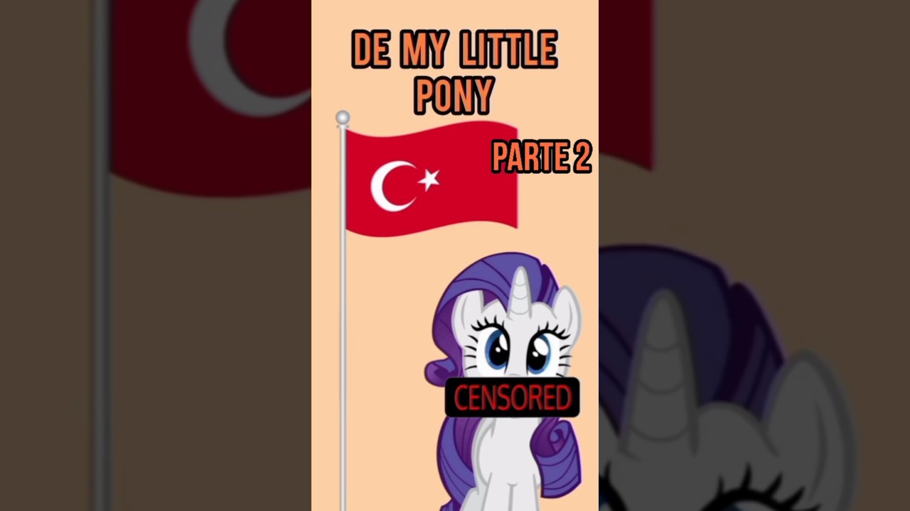Essas censuras muito toscas!!! #mlp #mylittlepony #shorts