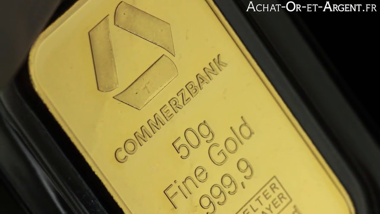 Lingotin 50 grammes  - Achat ou Vente de Lingotins d'OR sur Achat-or-et-argent.fr