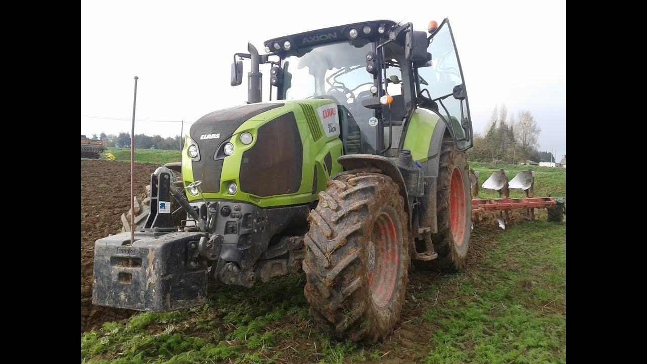 Labour 2017 | Claas 810 Axion & Kverneland | Eta Le Calvez