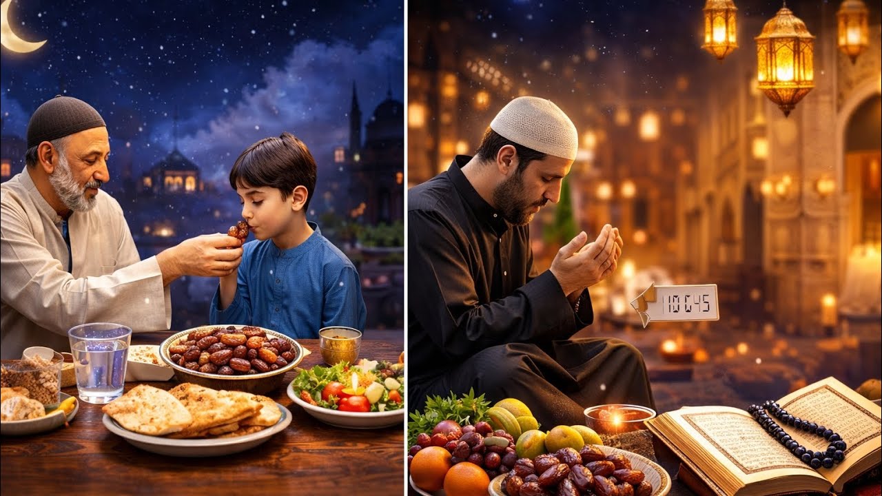 سحری کے اہم اعمال اور دعائیں 