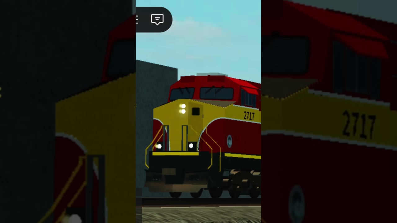 Florida East Coast Train In Roblox. #shortvideo #railfanning #roblox