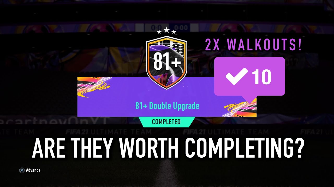 OMG 2X WALKOUTS! ARE 81+ UPGRADE PACKS WORTH IT? | 10X 81+ UPGRADES! - FIFA 21 UT PACK OPENING!