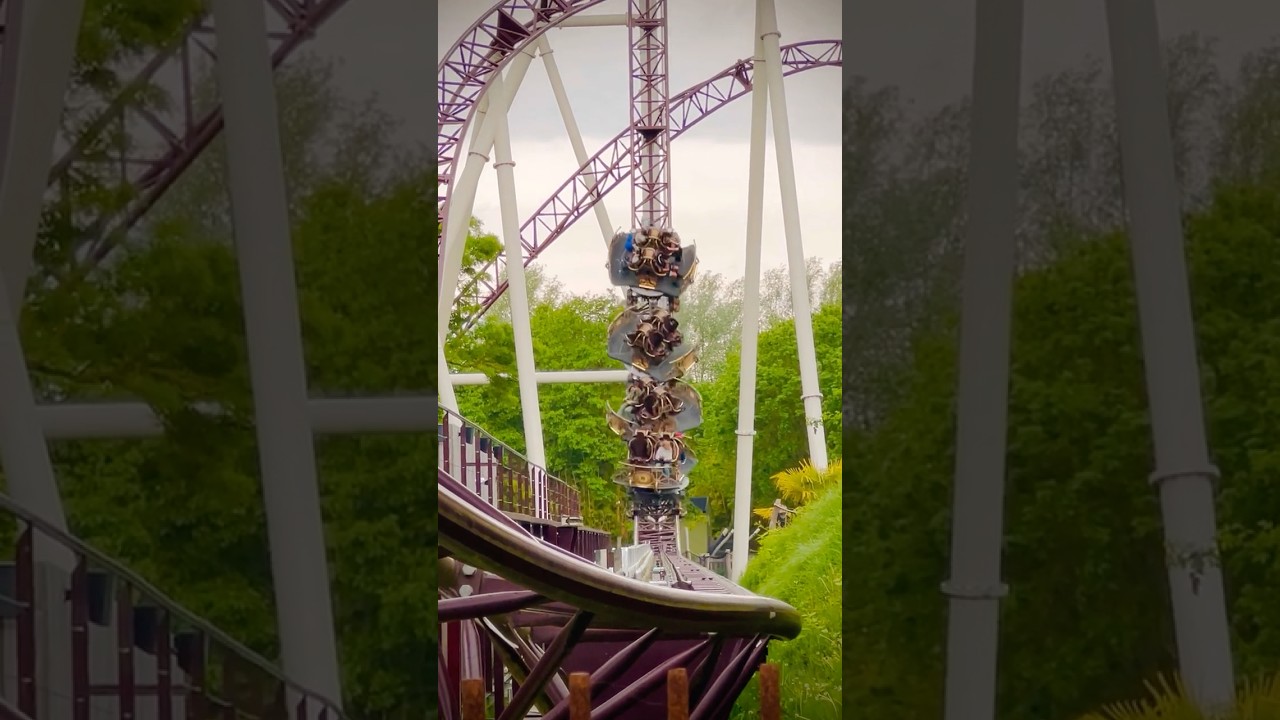 ⚙️ The Ride to Happiness - Plopsaland #rollercoaster #themepark #tomorrowland