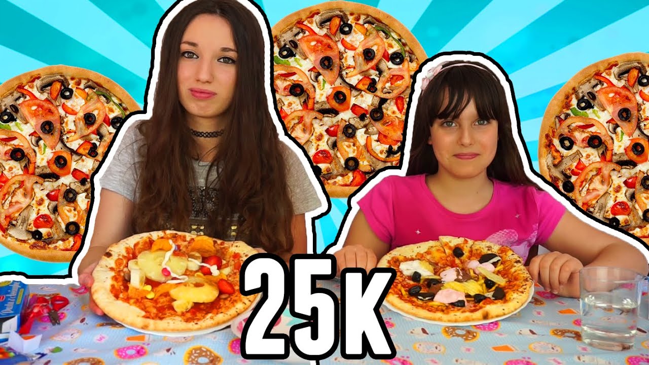 PIZZA CHALLENGE CON MIA SORELLA! Speciale 25k iscritti