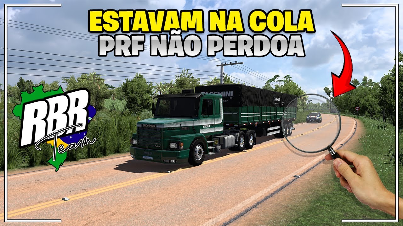 ETS2 VIAGEM SIMULADA MAPA RBR - 1.56 SCANIA 112 COM SOM REALISTA