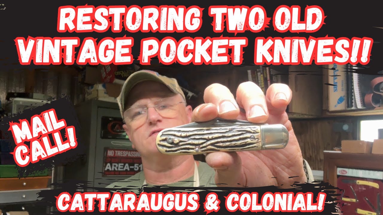 Restoring Two Old Vintage Pocket Knives!