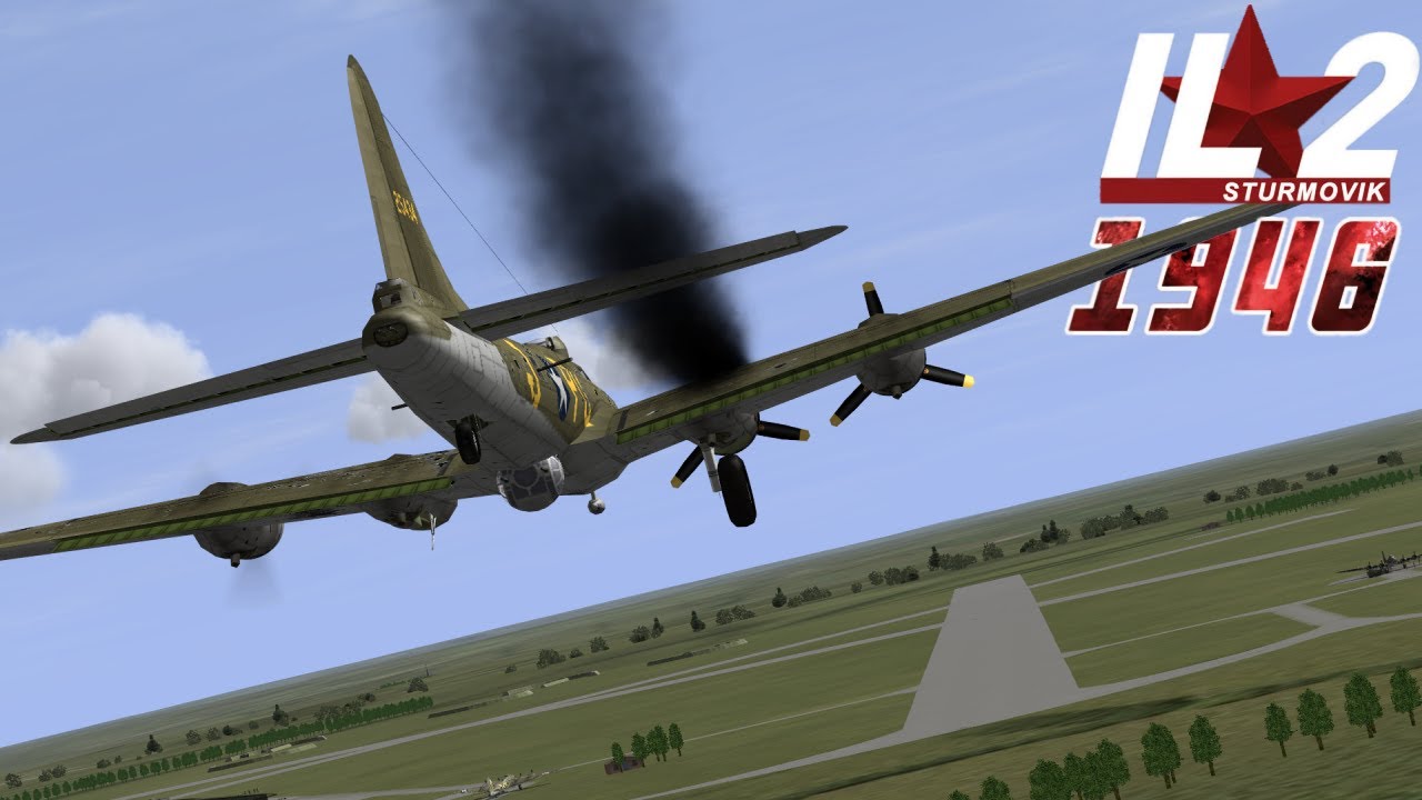 IL-2 1946: Landing Damaged B-17s
