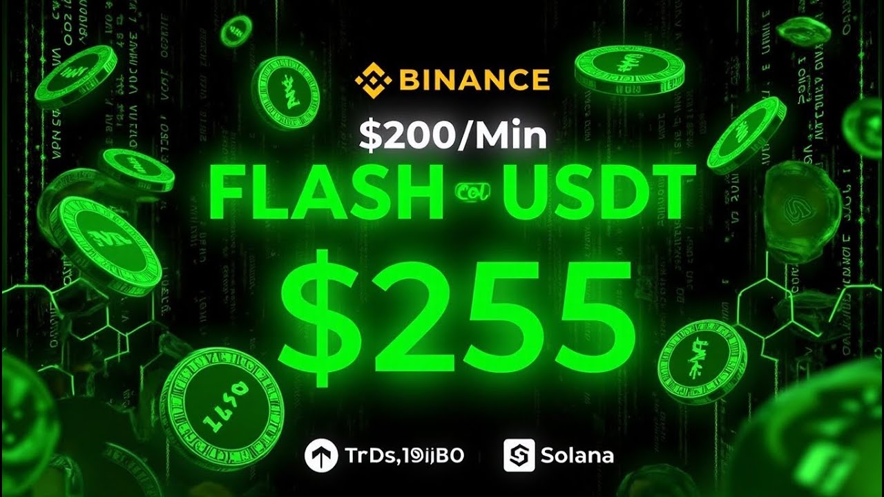 Send $200/Minute USDT | Flash Generator 2025 Demo | Binance, Trust Wallet, TRC20