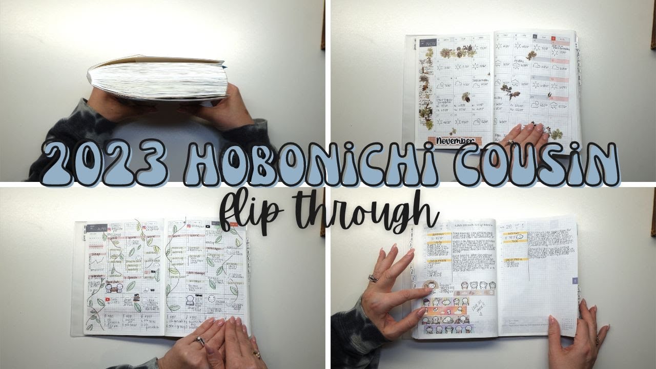 Every Page in my Hobonichi Cousin 📖🖊️| 2023 Hobonichi Flip Through ❤️📅