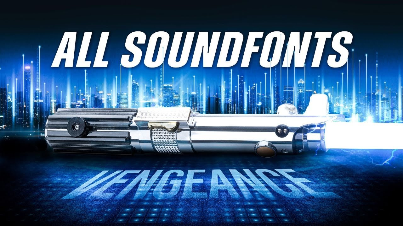 All Sound fonts installed on the Xenopixel Vengeance Lightsaber from OwnASaber