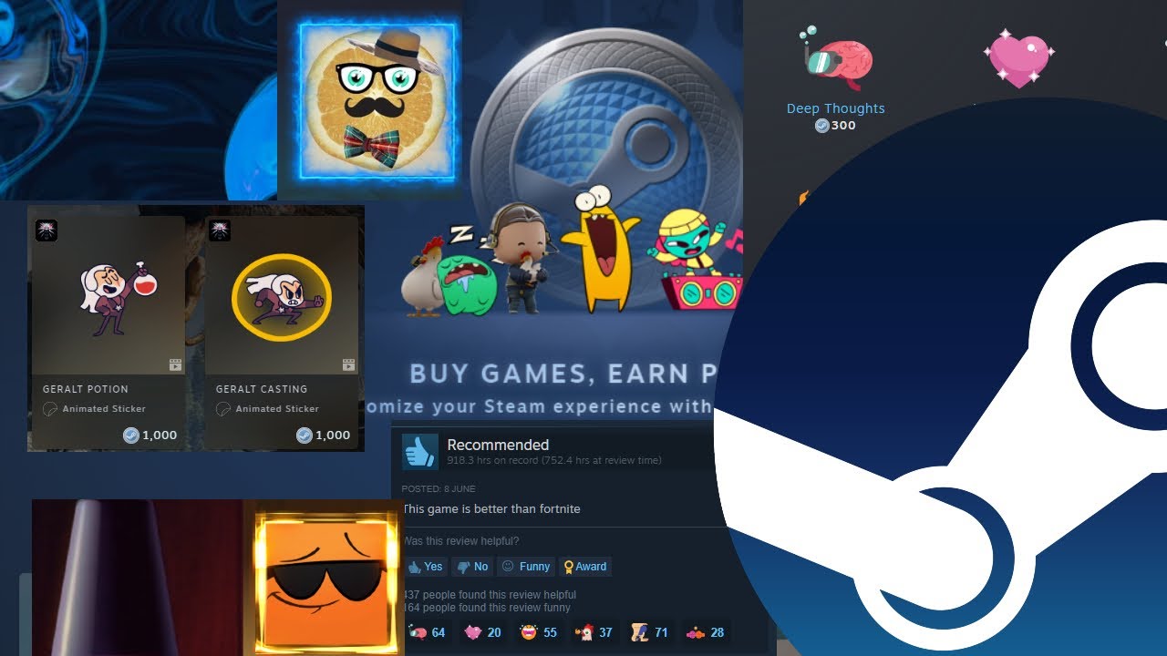 + Steam Points Shop + Steam Summer Sale 2020 + Checking Profiles and Awarding Points +