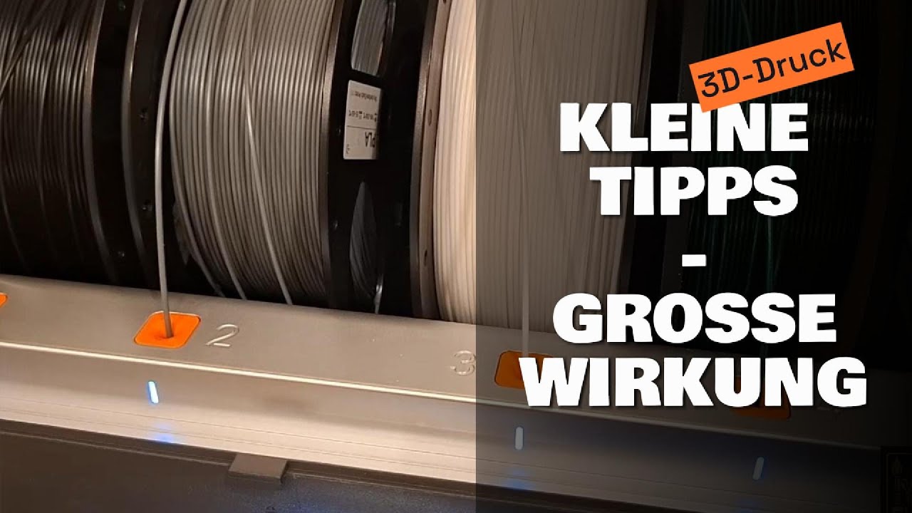Drei einfache Anfänger Tipps mit großer Wirkung für FDM Drucker