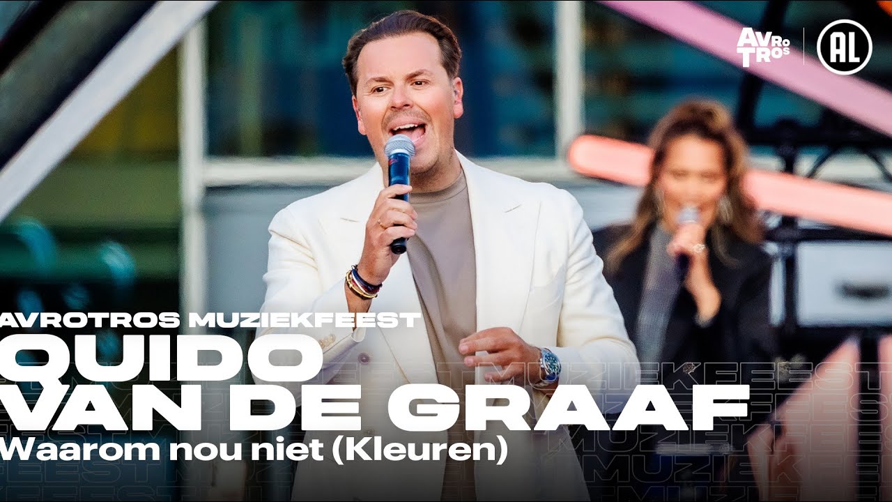 Quido van de Graaf - Waarom nou niet (Kleuren) (LIVE) • Muziekfeest op het Plein 2025 // Sterren NL