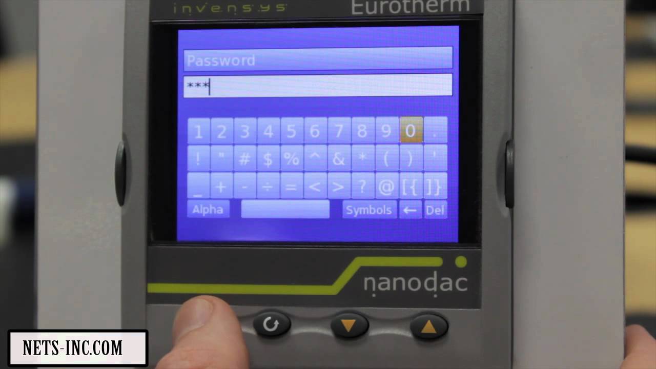 Basic Startup Configuration for the Eurotherm nanodac