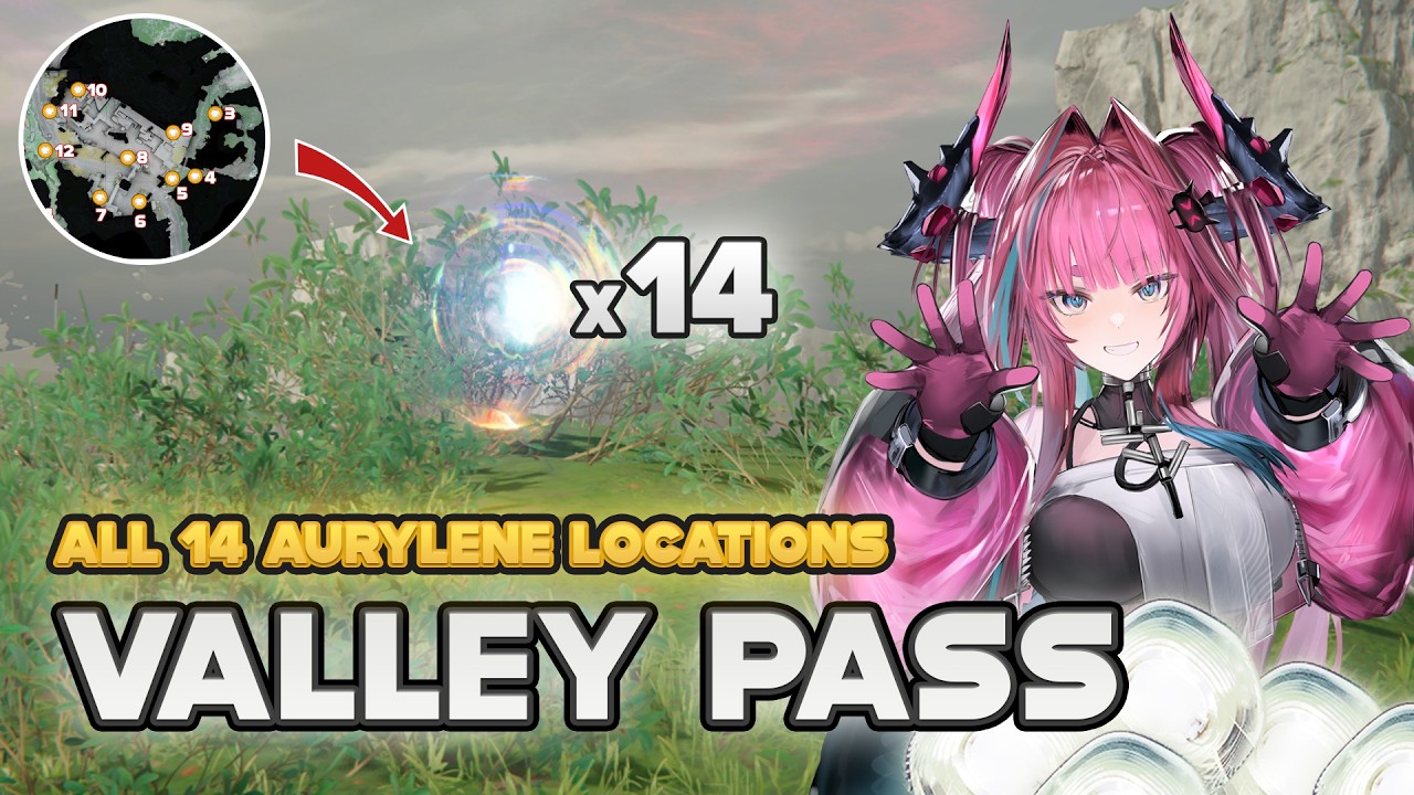 All 14 Aurylene Locations in Valley Pass | Arknights: Endfield