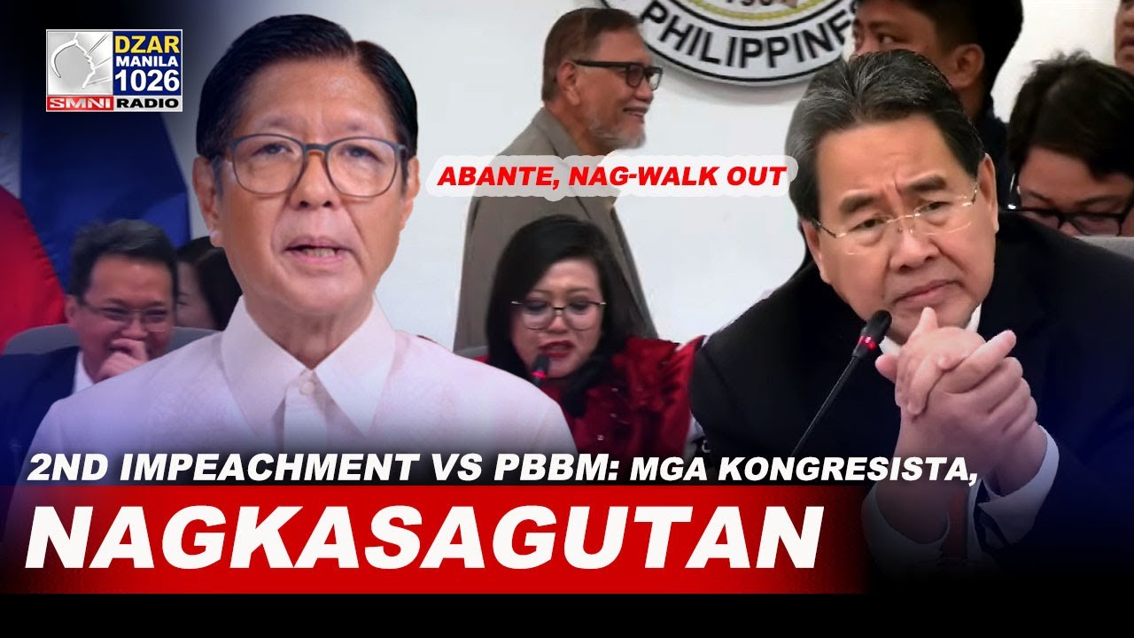 Abante, nag-walk out; Ilang KONGRESISTA, NAGKASAGUTAN SA ikalawang impeachment complaint vs PBBM