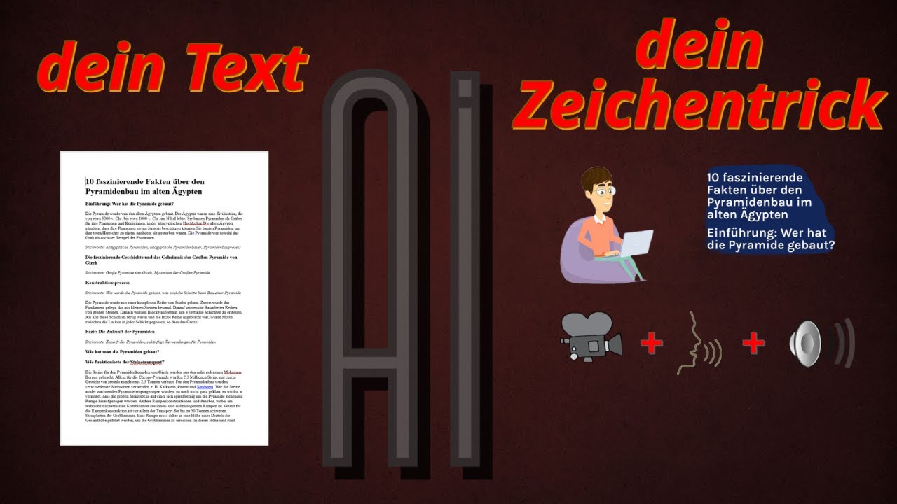 Aus einer Story kostenlos einen Zeichentrick-Film erstellen mit AI / KI