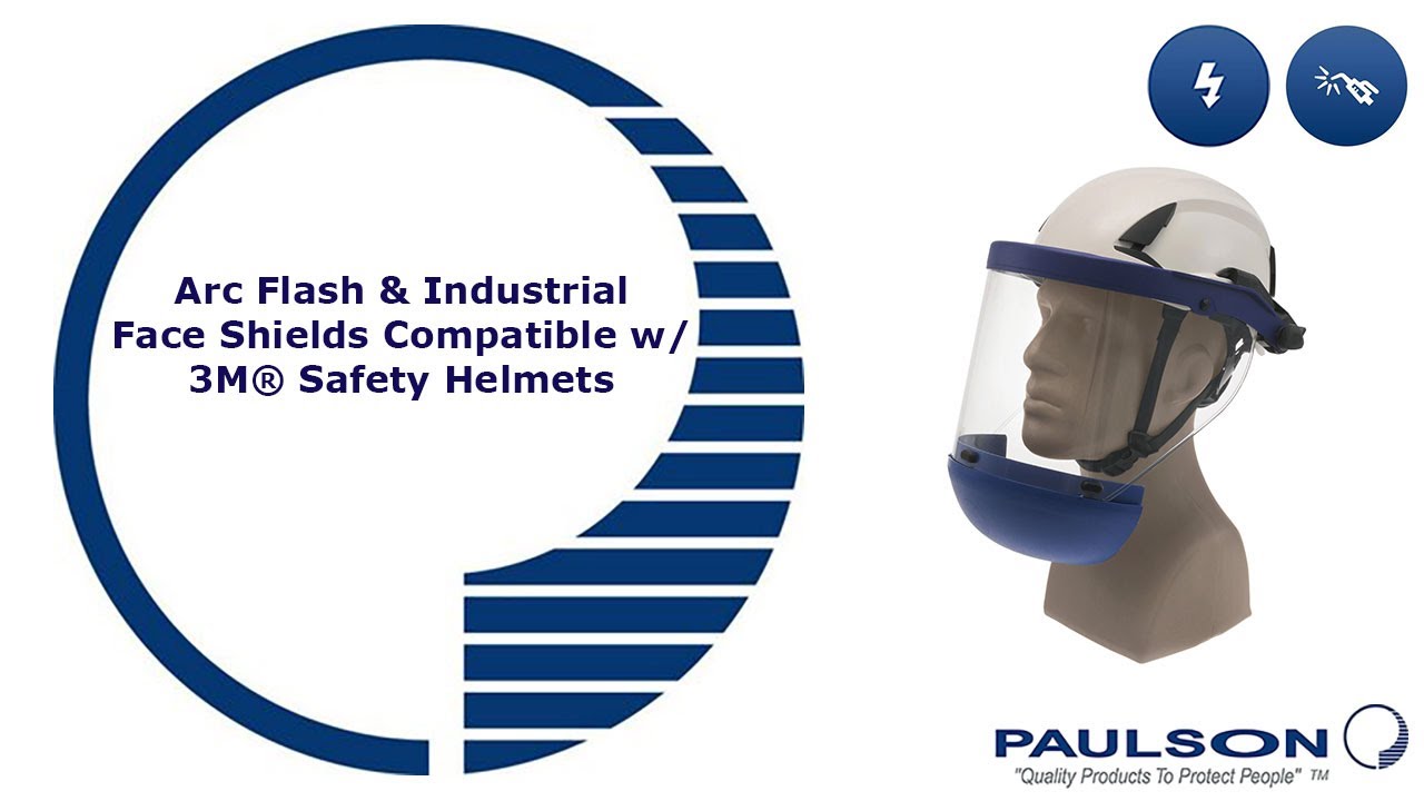 Arc Flash & Industrial Face Shields Compatible w/ 3M&reg; Safety Helmets