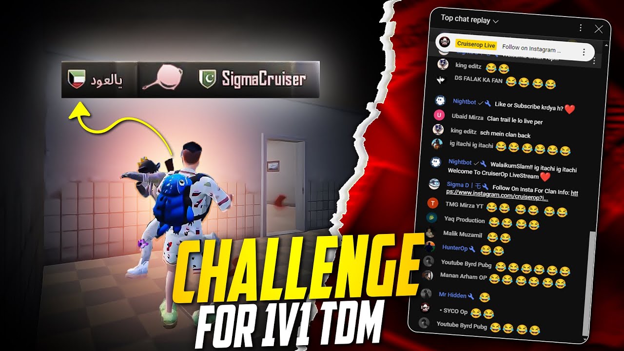This Arbi Killed Me With Fist On My Stream🤬 | Challenge 1v1 Tdm🔥 | Cruiserop | PubgMobile