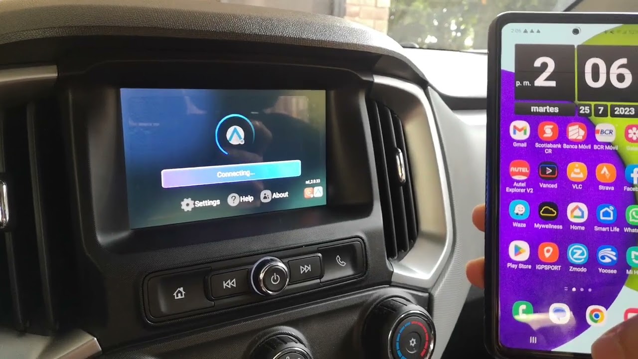 Agregar Android auto y Apple car play Inalambrico Chevrolet colorado 2023