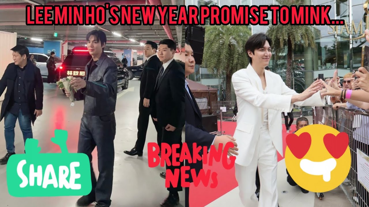 Lee Min Ho's New Year Promise to mink...