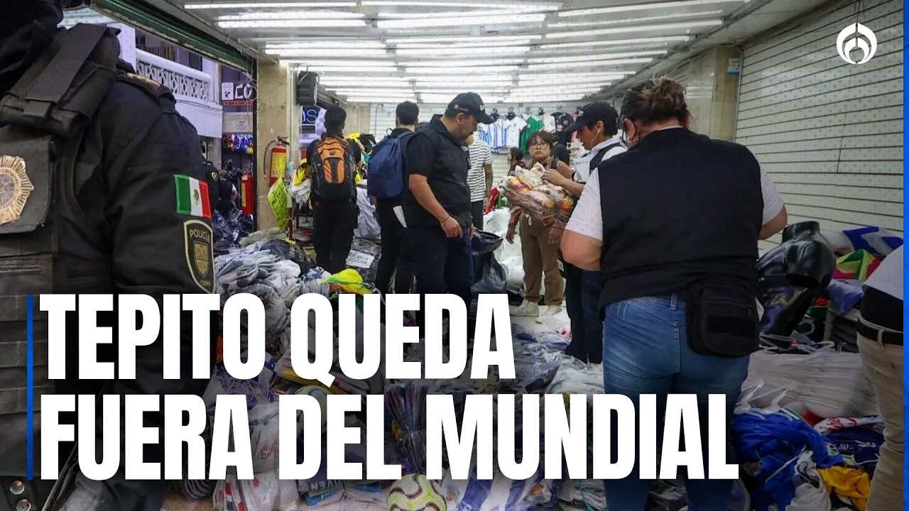 &iexcl;Expulsaci&oacute;n! Tepito juega sucio y le decomisan toneladas de pirater&iacute;a del Mundial