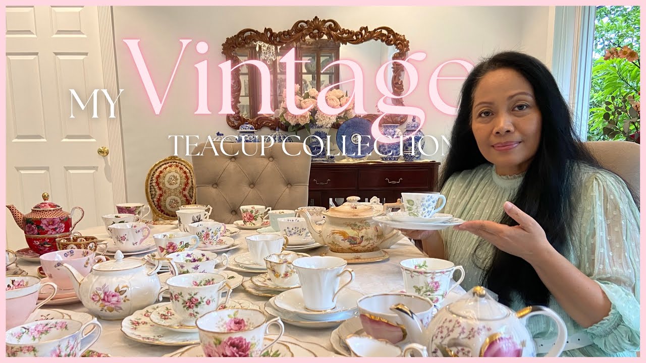 Моя личная коллекция винтажных чашек | Shelley, Spode, Aynsley, Royal Albert и др.