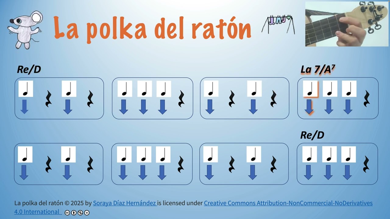 La polka del ratón (rasgueo sencillo)