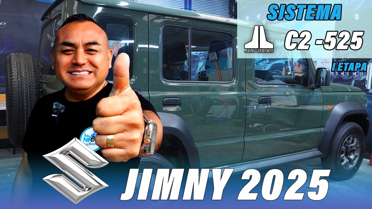 SUZUKI JIMNY 2025 SISTEMA JL AUDIO C2-525.
