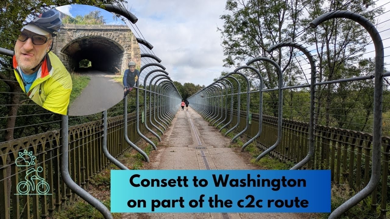 Cycling Consett to Washington on the old railway