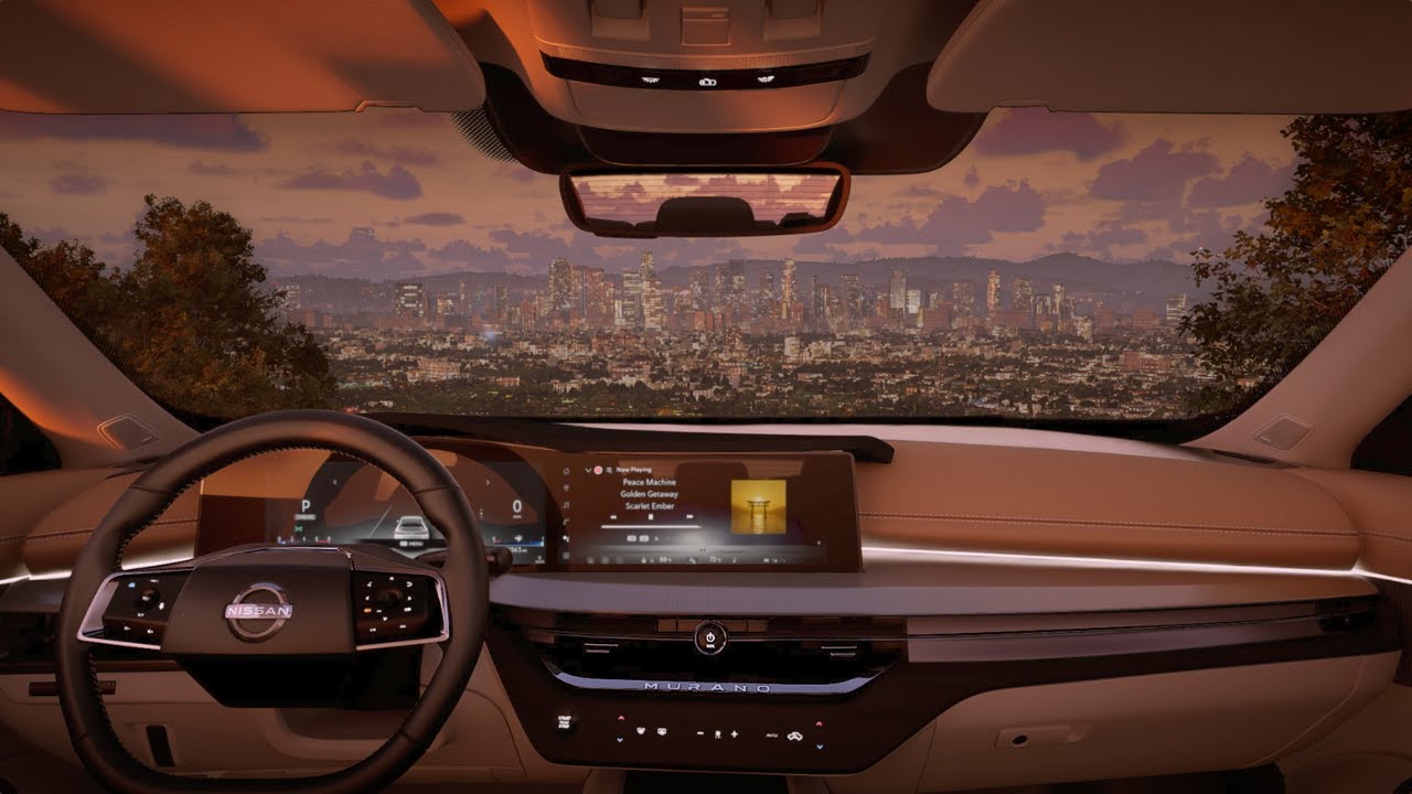 Relaxing Retreat: 1 Hour Skyline Views + Lofi Beats | All-New Nissan Murano