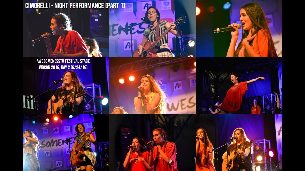 Cimorelli at VidCon 2016 (Night Performance) - Part 1