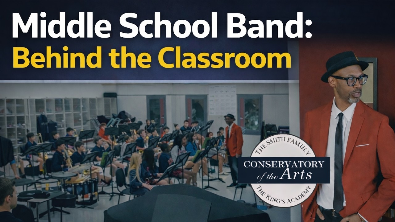 Middle School Band | Behind the Classroom | The King's Academy