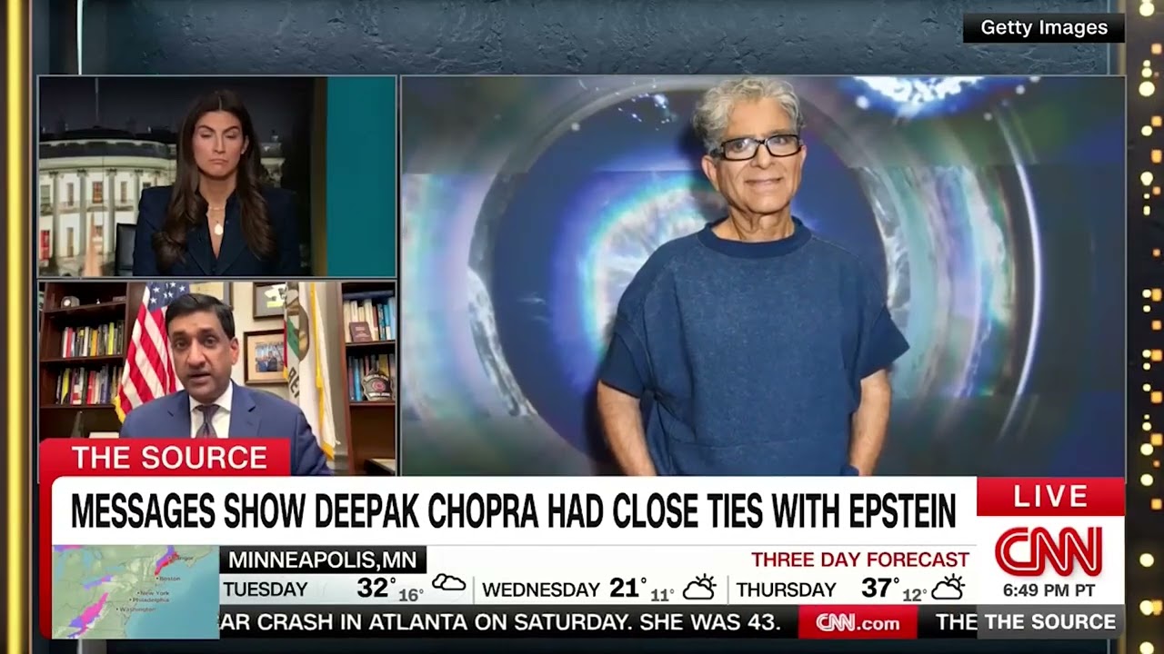 Ro Khanna on CNN's The Source with Kaitlan Collins discussing updates on the Epstein files release