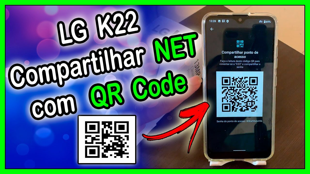 Como compartilhar a internet via QR CODE no LG K22
