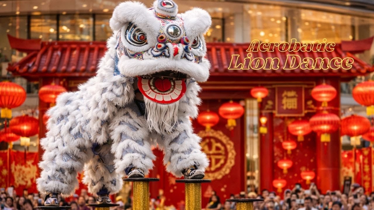 Acrobatic Lion Dance || Barongsai || 舞獅