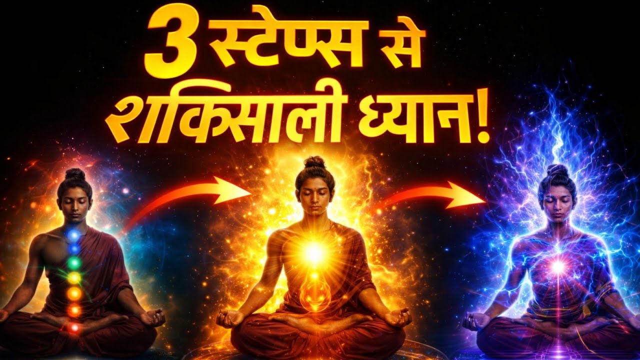 ध्यान की सबसे सरल विधि. Dhyan kaise kare. The easiest way to meditate. #meditation  #dhyan #god 