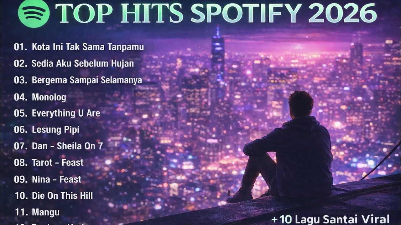 Top Hits Spotify 2026 🎧 Lagu Santai Viral Terbaru 2026 Buat Kerja & Santai tanpa iklan 