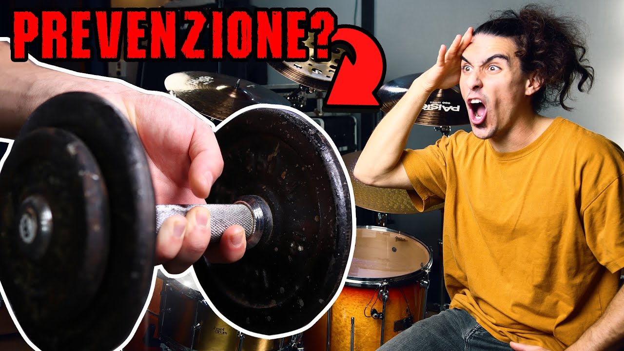 Esercizio di PREVENZIONE per la TENDINITE nella batteria???