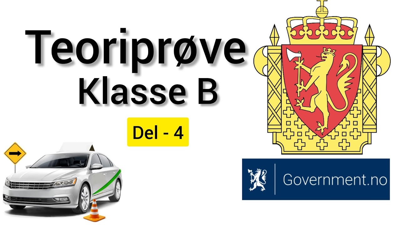 Teoriprøve Klasse B | Del -5  | Bestå Teoriprøven på Første Forsøk!