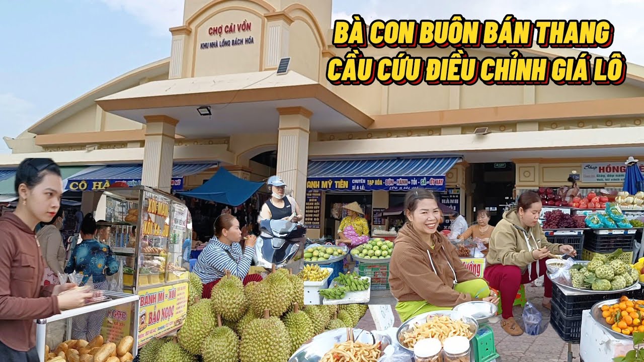 Tại Sao Nhà Lòng Mới Chợ Cái Vồn Bà Con Buôn Bán Ai Cũng Thang #trungtinhtv
