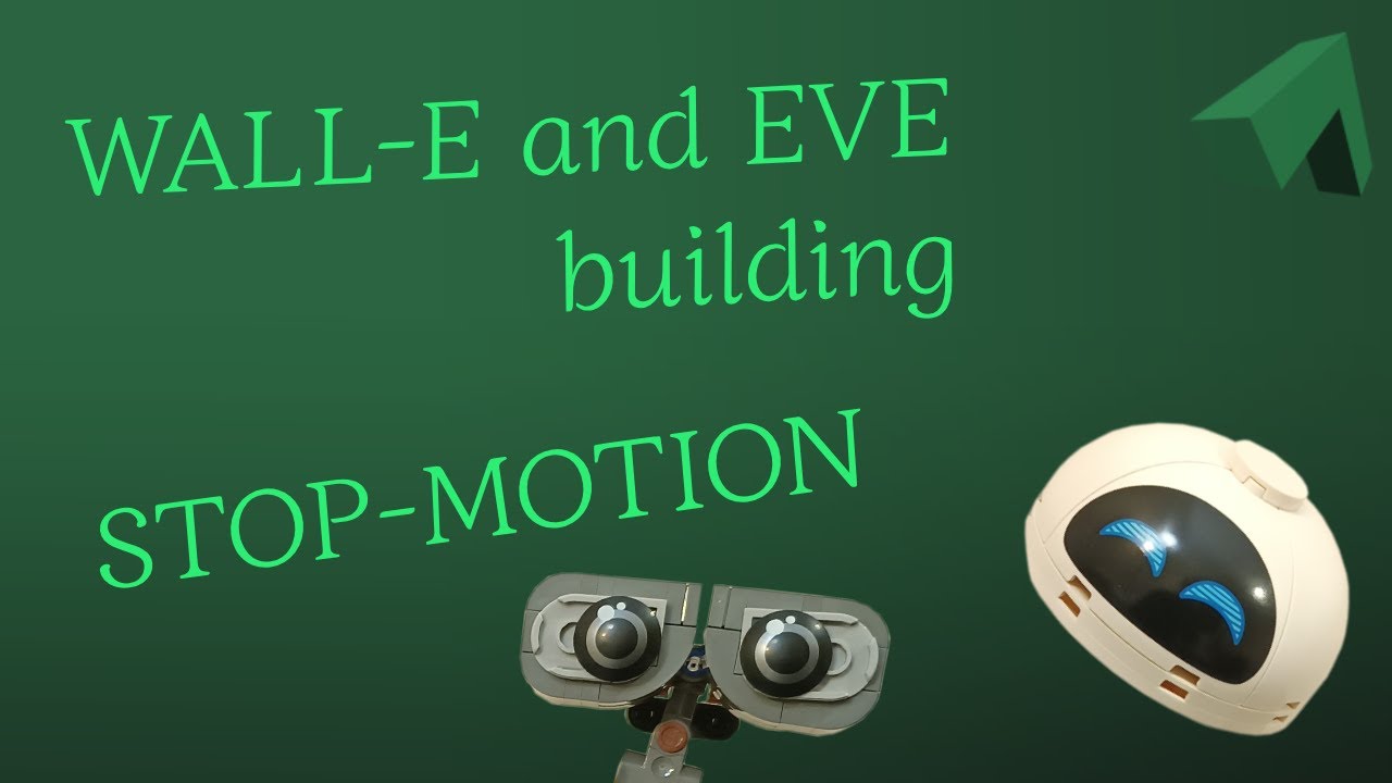 LEGO WALL-E and EVE 43279 – Stop Motion Build