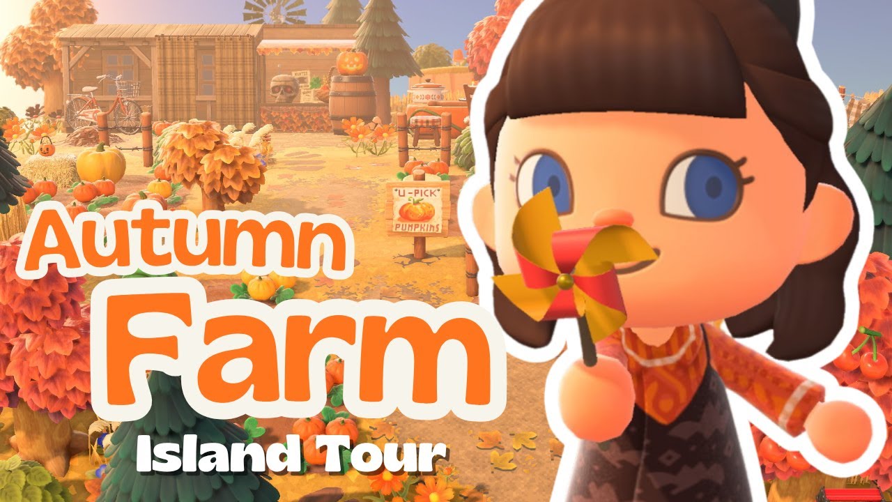 Осенний остров Фармкор | Экскурсия по острову ACNH | Animal Crossing