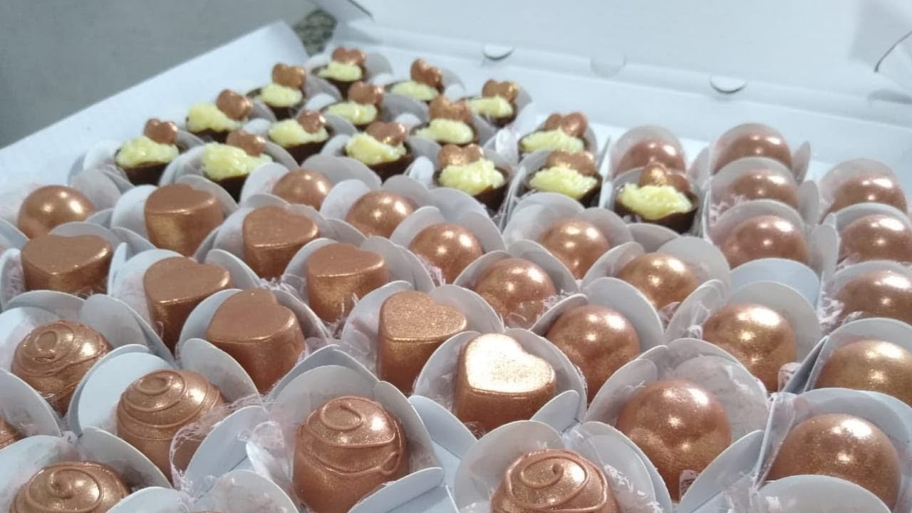 MINI TRUFAS ROSÉ GOLD !! Aprenda a fazer esse lindo doce fino!